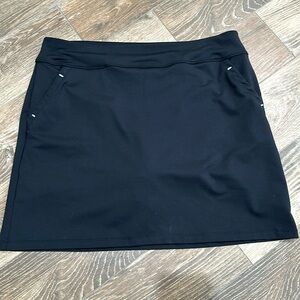 Nivo Sport Black Athletic Skirt Skort Size Large